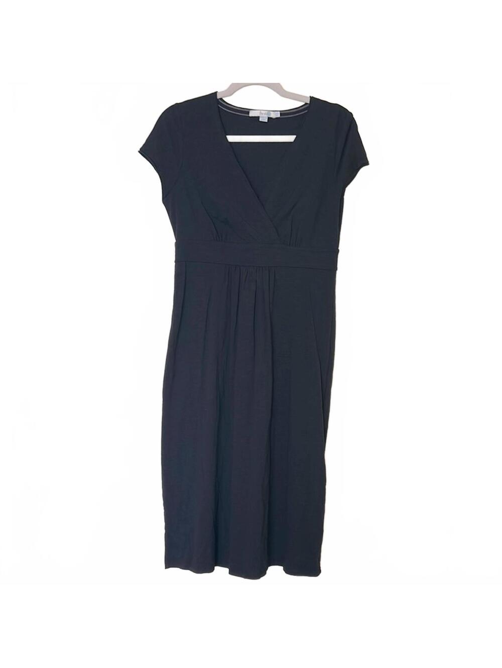 BODEN Cap Sleeve Little Black Sheath Dress | Size 8T